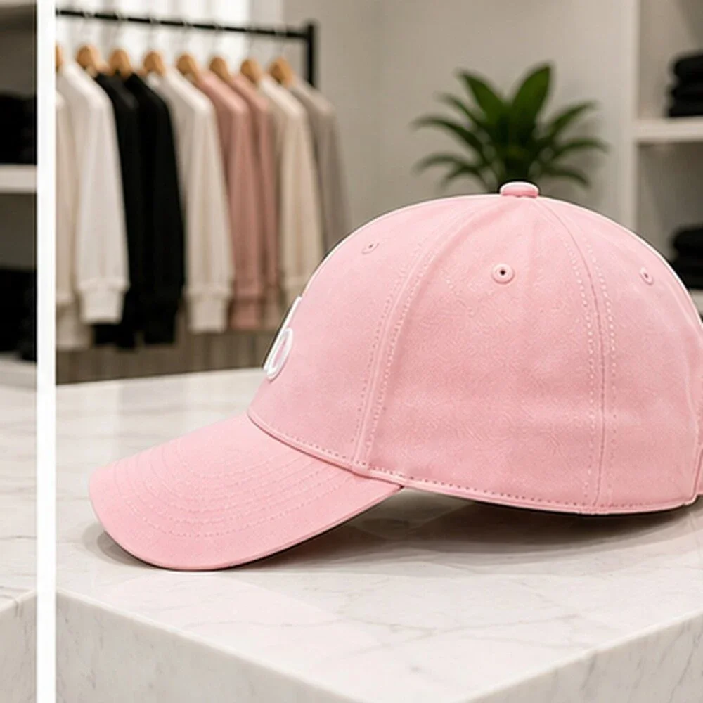 ALO Yoga Pink Tennis Baseball Cap Hat Logo